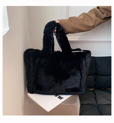 Pluche Winter Schoudertas Dames