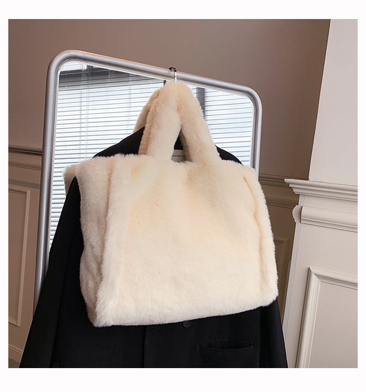 Pluche Winter Schoudertas Dames