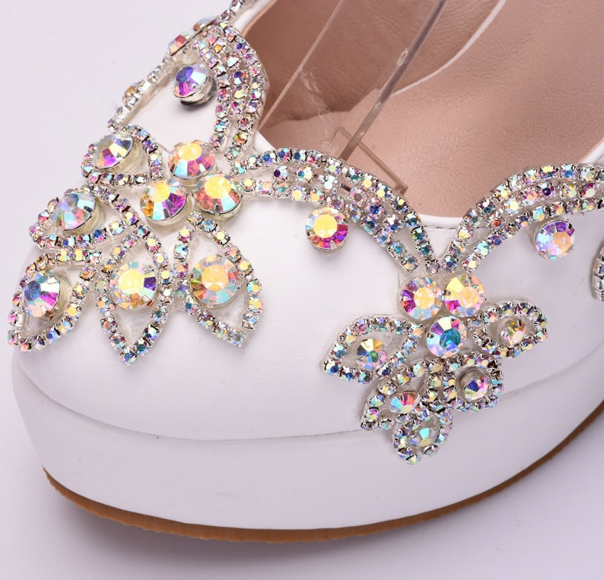 Dames Hoge Hakken Met Strass