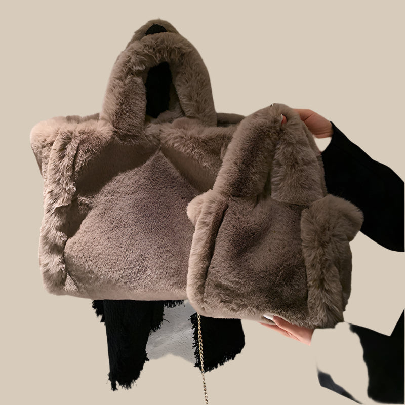 Pluche Winter Schoudertas Dames