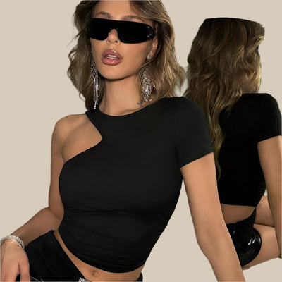 Street Design Sense Slim-fit Crop-top Dames