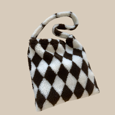Pluche Hartvormige Schoudertas Dames