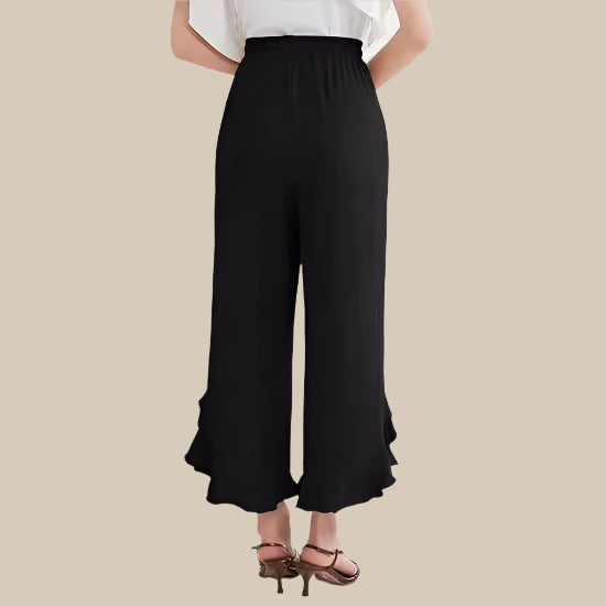 Ruffle Flared Broek Dames