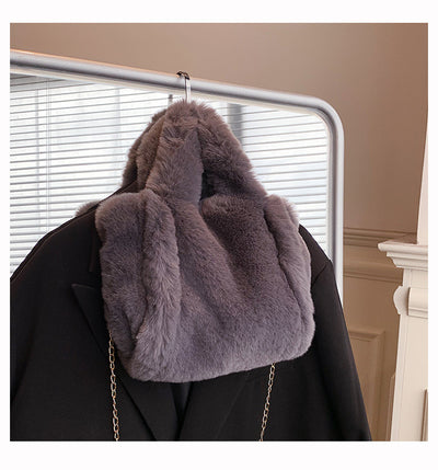 Pluche Winter Schoudertas Dames