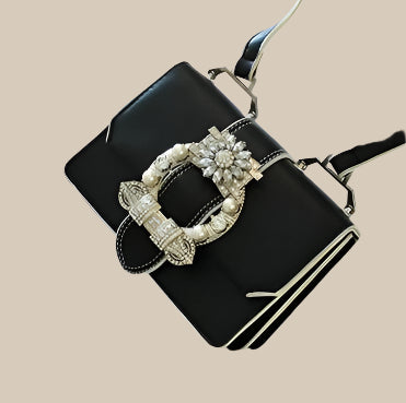 Designer Schoudertas Met Slot Dames