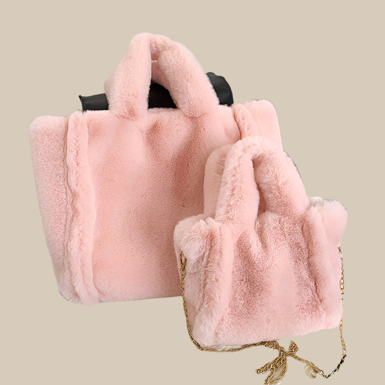 Pluche Winter Schoudertas Dames